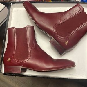 👢Chanel calfskin Short boots 👢